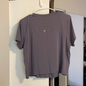 Lululemon size 6 cropped Cates tee! Good as new!